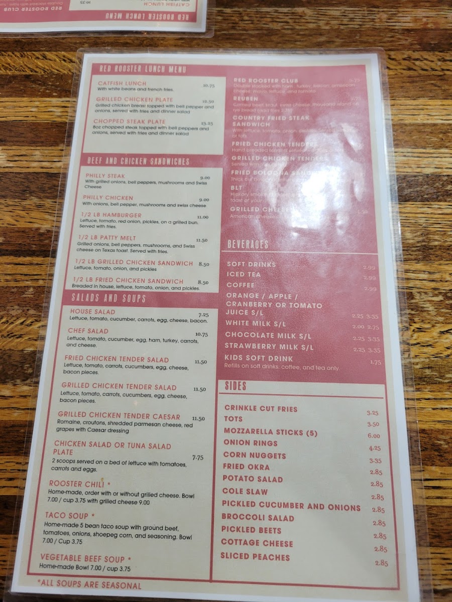Red Rooster Cafe Menu-8