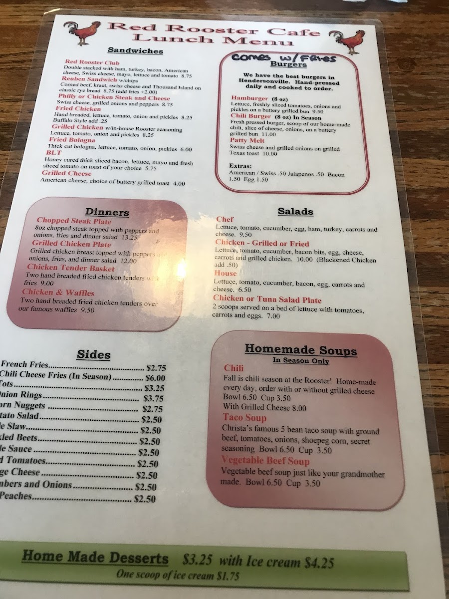 Red Rooster Cafe Menu-9